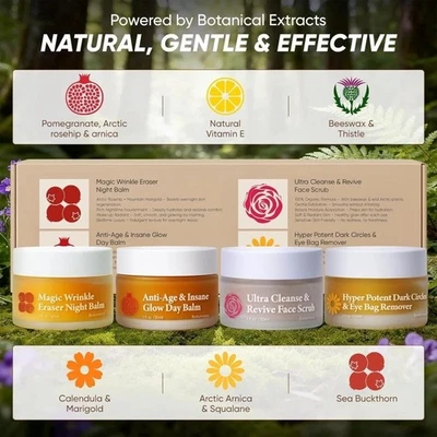 Froya Organics The Complete System Mature Skin Face Balm for Women’s Skin GIFT