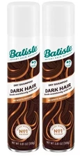 Batiste Dark Brown Dry Shampoo 3.81oz Lot of 2