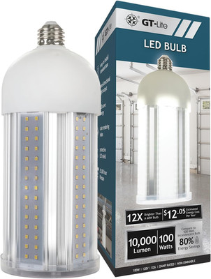 100W LED Corn Cob Light Bulb 10000 Lumen Daylight 500W Equivalent E26 Base