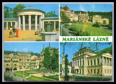 Postcard Marianske Lazne / Mariánské Lázně - Czech Republic