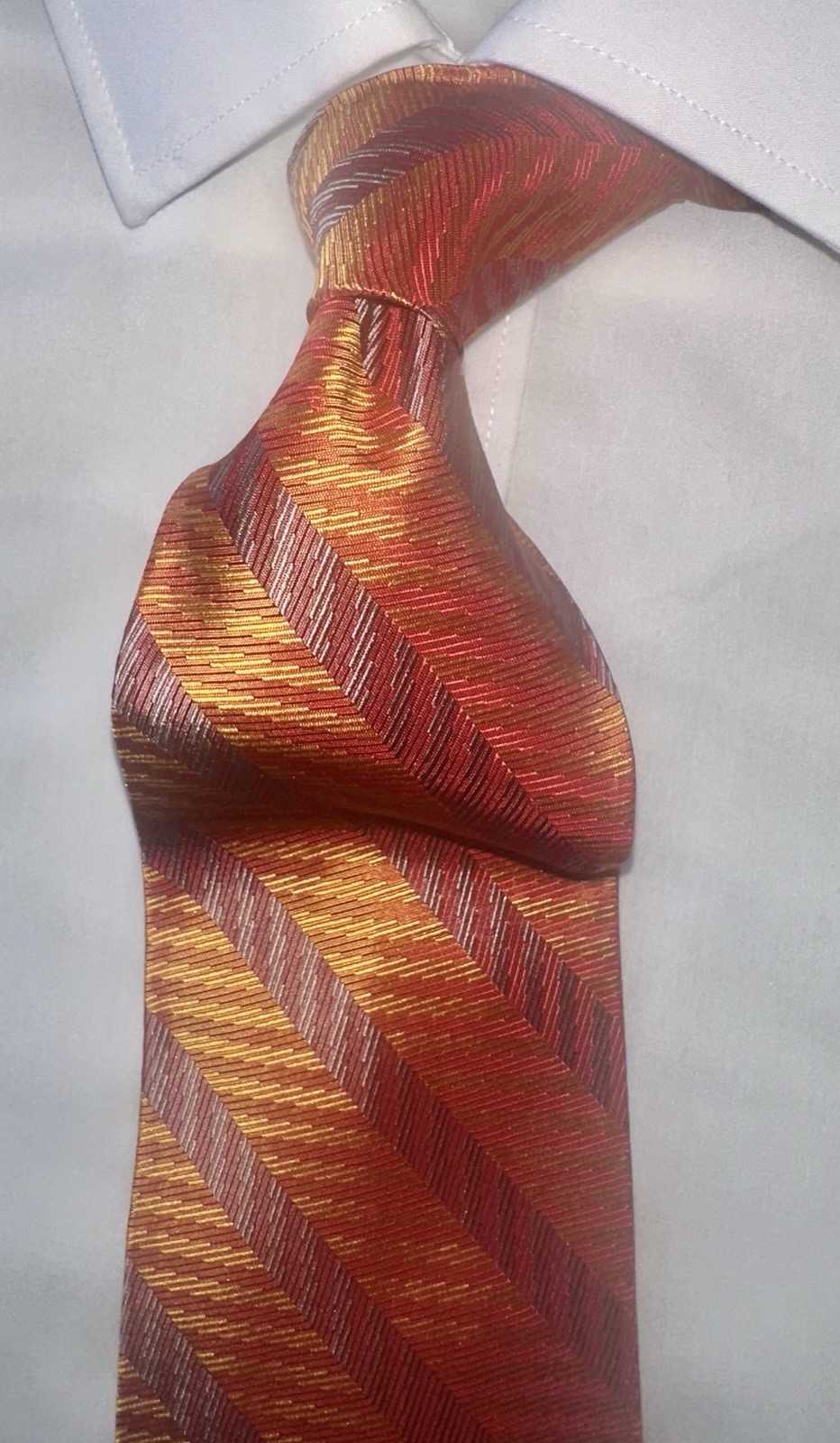 Immaculate Nordstrom Robert Talbott Multi Stripes… - image 2