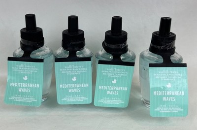 4 Bath & Body Works Mediterranean Waves Wallflowers Home Fragrance Refills