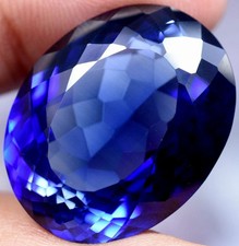 Natural 40Ct Royal Blue Sapphire From Madagascar GGL Certified Loose Stone