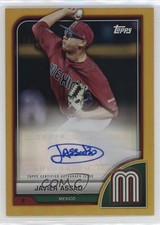 2023 Topps World Baseball Classic Gold Foil /50 Javier Assad #AV-JAS Auto 10pz
