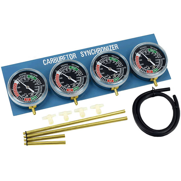 Bike It Vacuum Gauge Motorbike Motorcycle Workshop Tools Carburettors 4 Cylinder