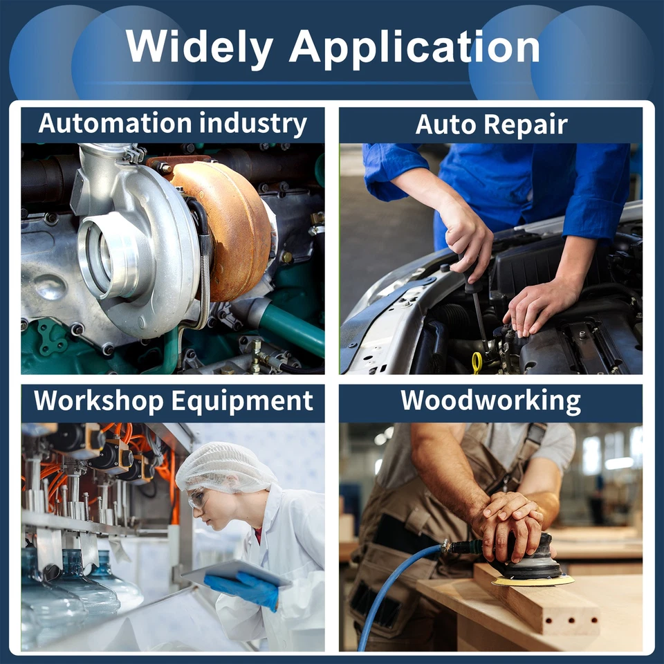 Acoplamiento rápido 1/4" M6 90° 2pcs plateado para línea de aire - Imagen 3 de 4