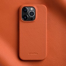 Original Melkco Genuine Leather Back Cover Case For iPhone 12 13 14 15 16 17 Air