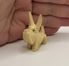 Vintage Celluloid Scotty Scottie Dog Miniature Terrier Puppy Japan Trinket