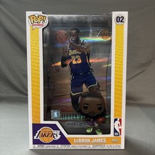 Funko Pop! Baloncesto LeBRON JAMES (Púrpura Uni con Tarjeta Prizm) #02 Lakers ¡¡NUEVO!!!