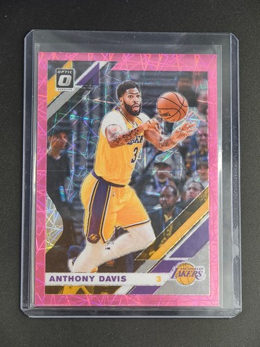 Anthony Davis 2019-20 Panini Donruss Optic Pink Velocity 12/79 Lakers [3hk