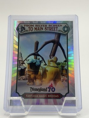 Main Street Fantasia Magic Brooms Rainbow Foil 2025 Topps Disneyland 70th #MS-8