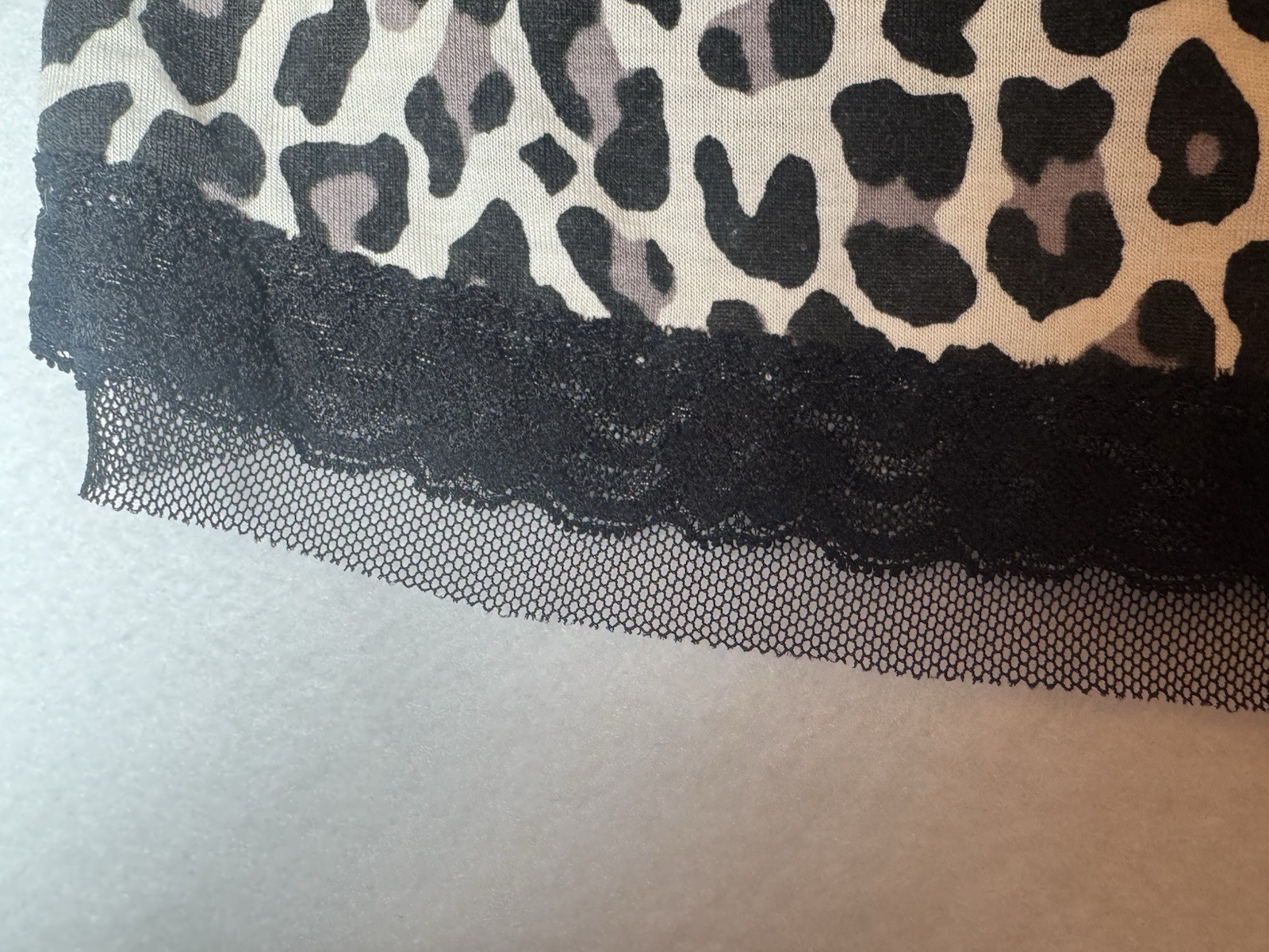 Essentials By ABS Brand Leopard Print Nightgown W… - image 3