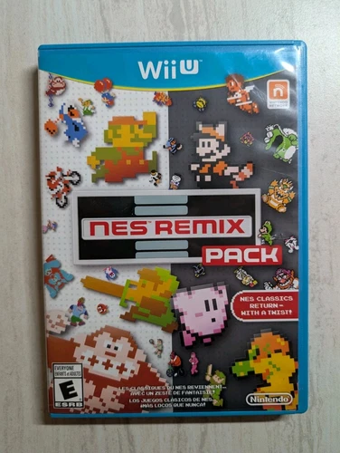 NES Remix Pack Nintendo Wii U HEAVY WEAR in original case