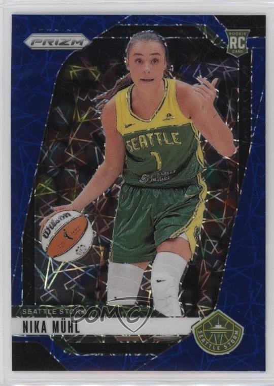 2024 Panini Prizm WNBA Blue Velocity Prizm Nika Muhl #75 1ce5