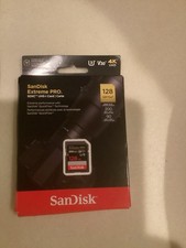 SanDisk Extreme PRO 128GB UHS-I/V30/U3/Class 10 SDXC Memory Card