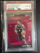 2019-20 Panini Status - Tmall New Beginnings Keldon Johnson #3 Red (RC)