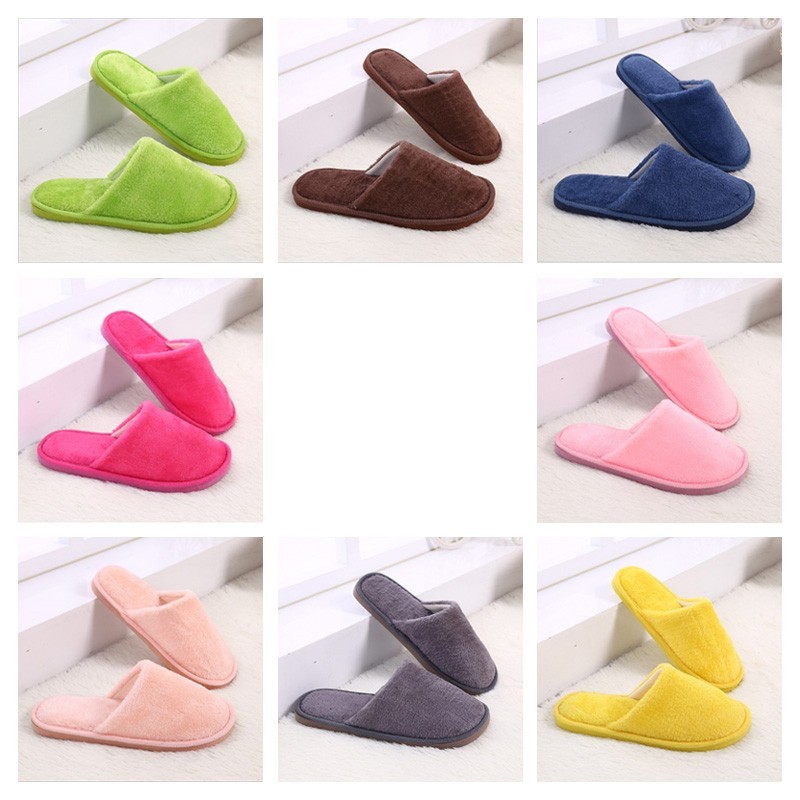 APL Pantofole slip on fisse piatte punta tonda antiscivolo sandali camera da letto