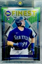 Cal Raleigh ROOKIE RARE GOLD HOLO FOIL INVESTMENT CARD TOPPS  SSP MARINERS  MINT