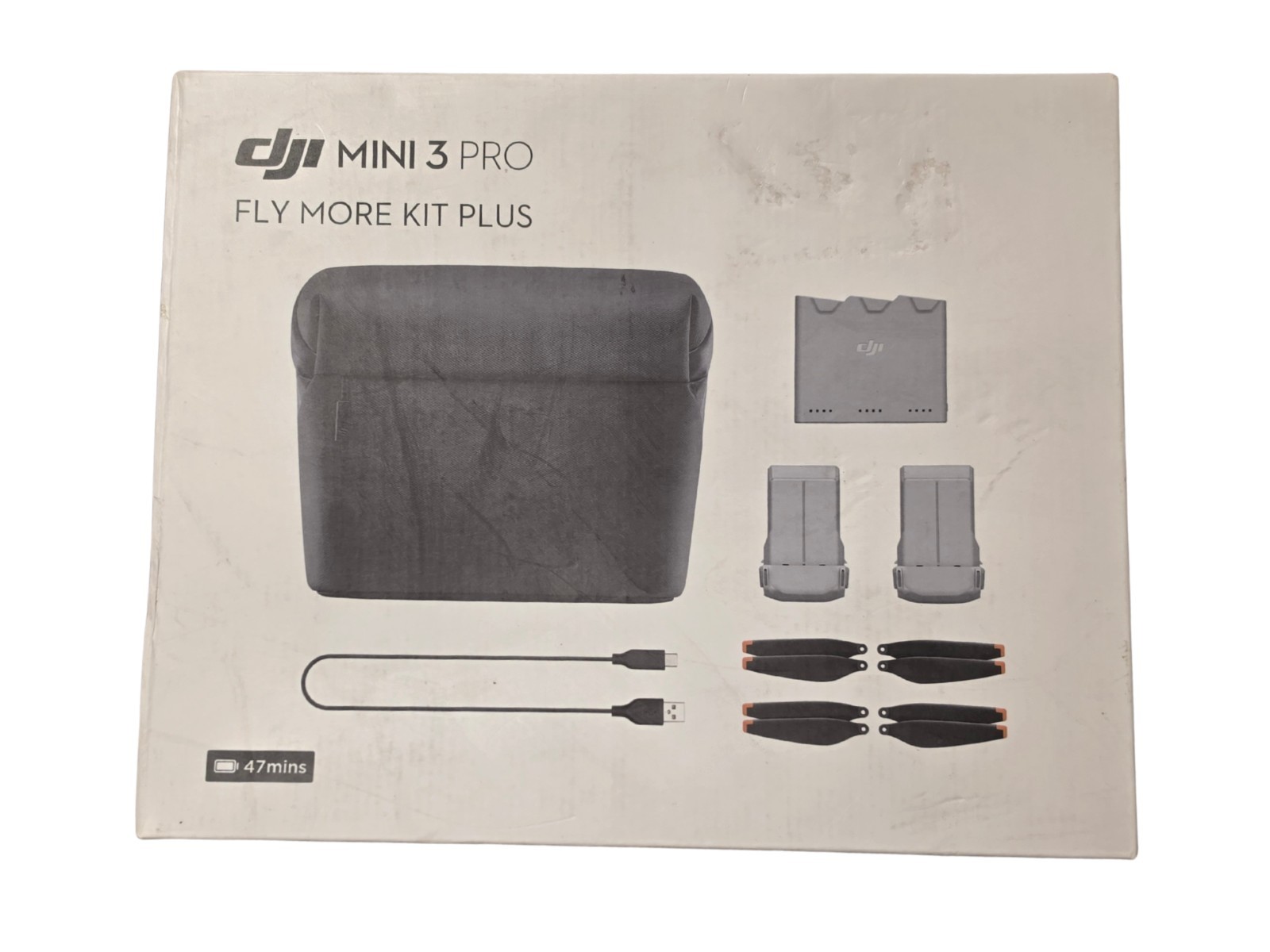 New & Sealed- DJI Mini 3 Pro Fly More Kit Plus, 47 Min Fly Time, 2 Battery, Case