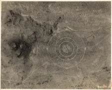 Bombing Range Aerial Target 1940s Photo Army Air Force WW2   *P178a