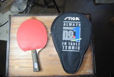 STIGA  Ultimate WRB System Red & Black Wooden Ping Pong Paddle With Case