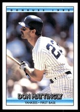 Don Mattingly 1992 Donruss #596 Yankees MLB READ FREE SHIPPING AutographDen