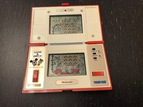 Nintendo Game And Watch Pocketsize Mickey & Donald Rare Box Variant Collector