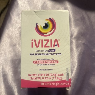 Ivizia Lubricant Eye Gel for Severe Dry Eyes - 30 Single Use Vials *EXP  05/2028*