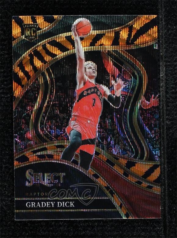 2023 Panini Select Courtside Tiger Stripes Prizm Gradey Dick #287 Rookie RC 0l6a