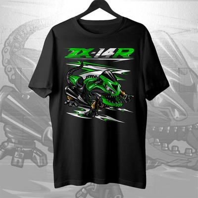 Kawasaki ZX14R Lizard 2012-2025 Motorcycle T-Shirt for Riders | eBay