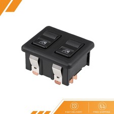 10Pin Car Window Switch Dual Button Car Control Master Rocker Momentary DC12V