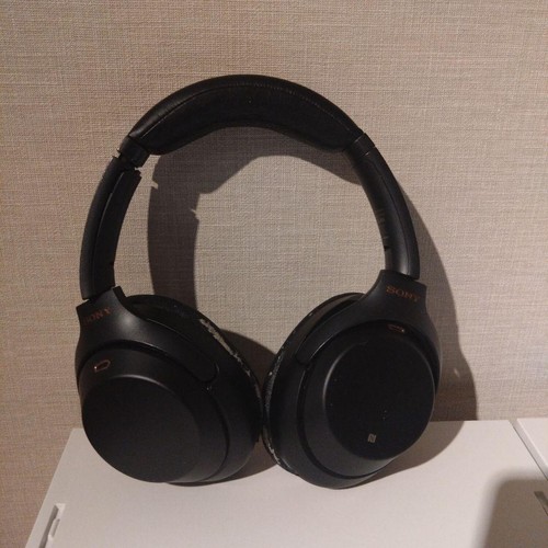 SONY wireless headphone with microphone Black WH-1000XM3 B Japan Inport USED JPN - 第 1/6 張圖片