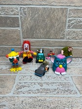 Vintage 80s-90s McDonald's Happy Meal Burger King Toy Lot of 7