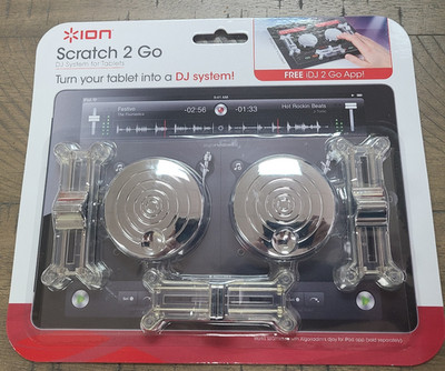 ION Scratch 2 Go DJ System for Tablets (Turn your tablet into a DJ System) NEW
