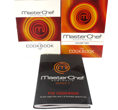 MasterChef Australia Cookbook Bundle Volumes 1 + 2 + Series 3 Illustrated Recipe