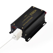 WZRELB 300W 12VDC to 110V120V AC Pure Sine Wave Power Inverter home RV new camp