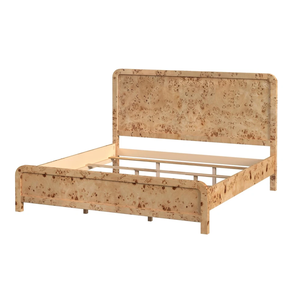 Butler Specialty Company Cora King Burl Деревянная Панельная Кровать - Натуральная - Изображение 3 из 4