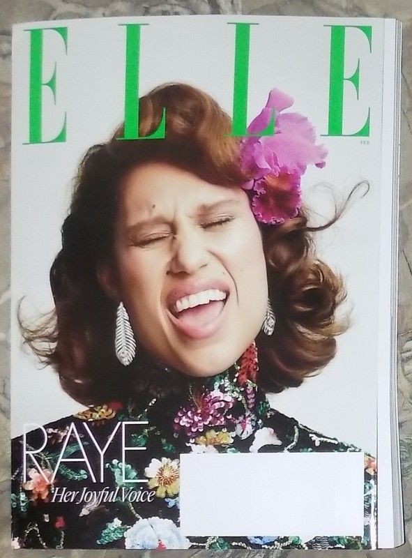 RAYE - British Pop Artist - Her Joyful Voice - ELLE Magazine