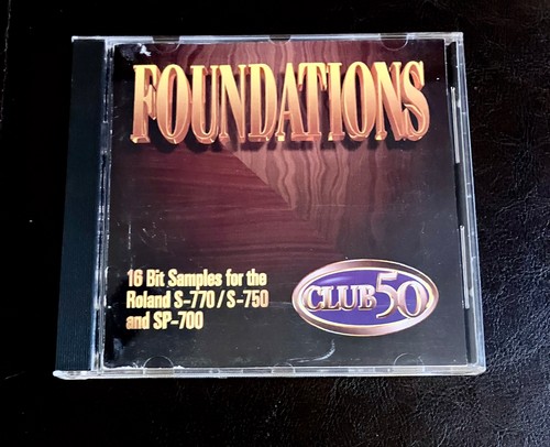 CLUB 50 C-CDF01 Foundations CD-ROM Roland S-700 series Sample Library CD