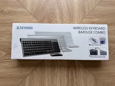 Wireless Ultra Thin Keyboard and Mouse Combo KM9000