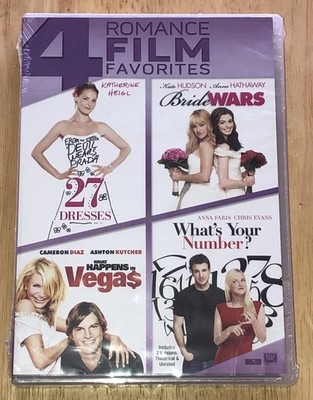 27 Dresses / Bride Wars / What Happens in Vegas / What's Your Number DVD New