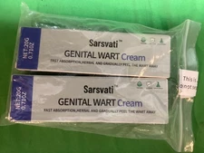 2 Pack Saravari Genital Wart Removal Treatment Cream - Discreet Shipping Pnkbin