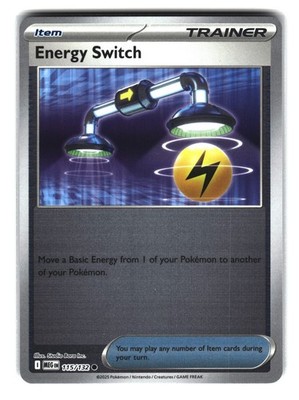 Energy Switch 115/132 Holo MEG Pokemon Card