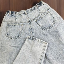 Vintage P.S. Gitano Acid Wash Mom Jeans Women  s 14 Regular High Waist Tapered