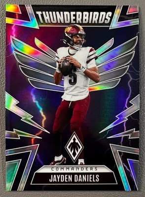 Jayden Daniels 2025 Panini Phoenix Football Thunderbirds #50 Commanders