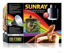 Exo Terra 35w Reptile Ballast & Bulb Sunray Metal Halide Mimic Sun Rise Basking