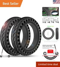 Durable 8.5x2 Solid Tires for Electric Scooters - Maintenance-Free Convenience