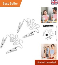 Eco-Friendly Napkin Chain with Clips - Perfect for Adults, Kids, and Pets