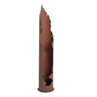 B Ware Pflanzsäule Edelrost Dekosäule 150 cm Rostsäule Gartendeko Säule Rost
