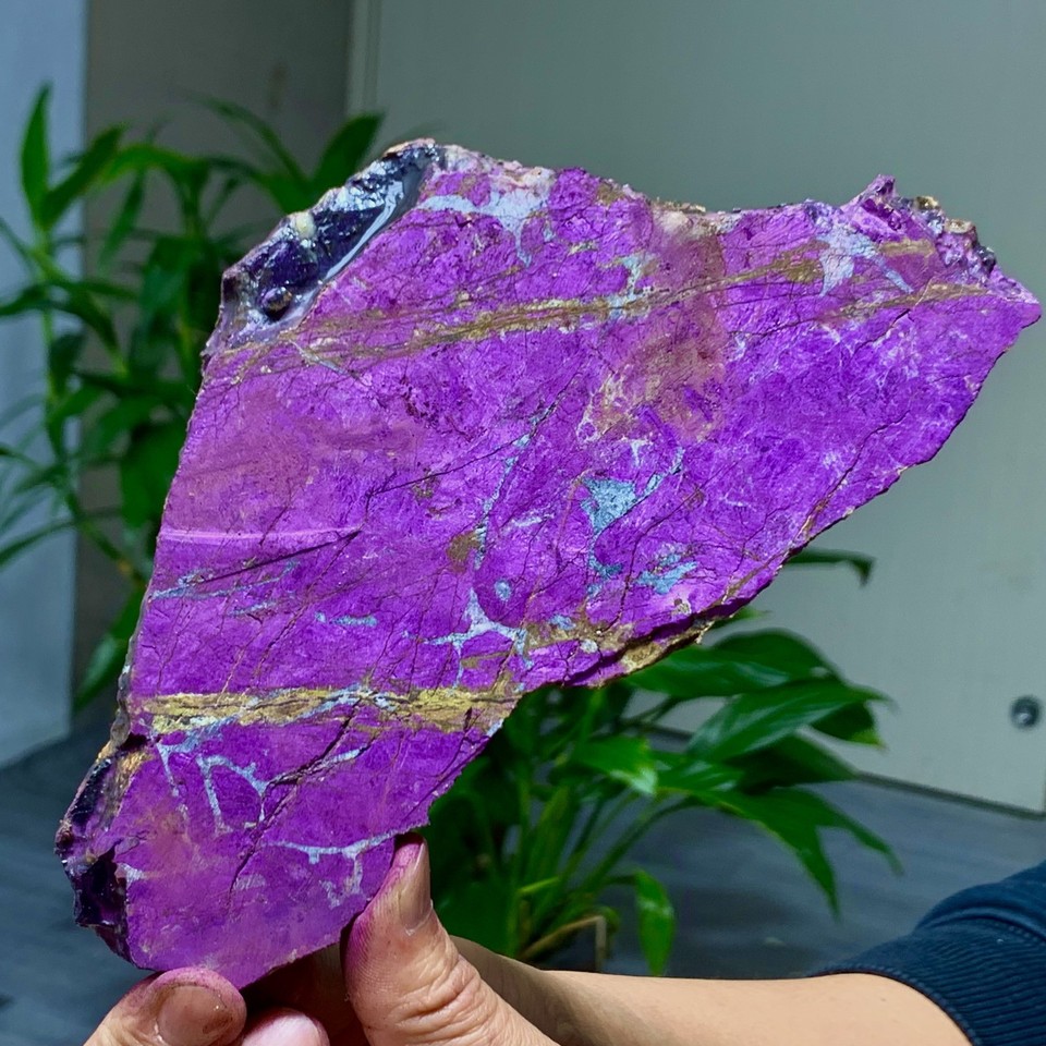 Purple Slabs Rocks 306G Natural dream Purple purpurite slab Mineral Specimen Healing from ...